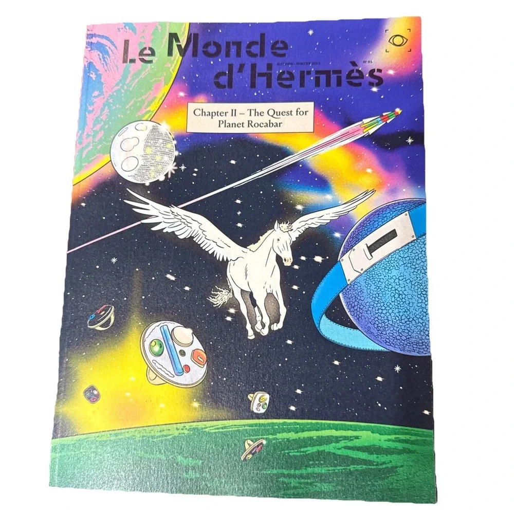 Le Monde d'Hermes Magazine Autumn Winter Catalogue‎ 2023 PEGASUS PEGASE🔥